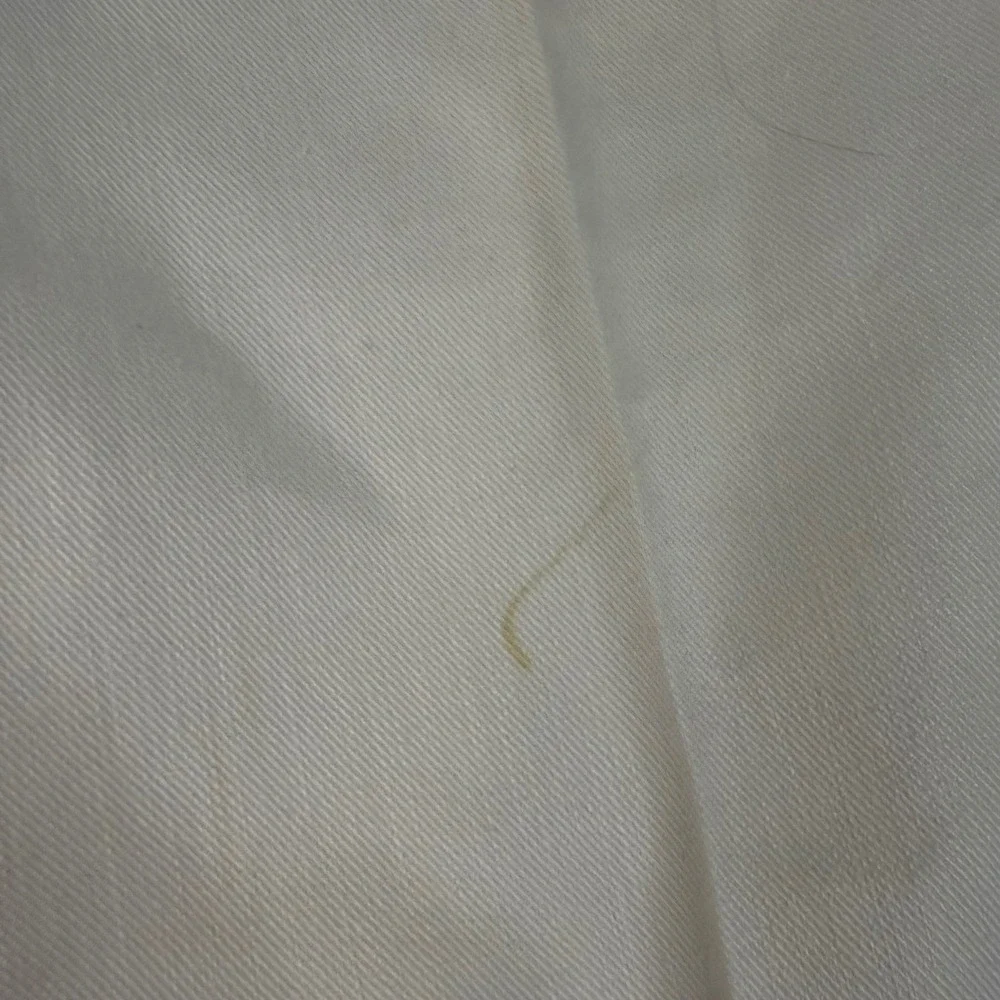 Coldwater Creek Womens White Straight Leg Twill Pants Size 14 Five Pocket Casual